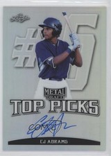 2019 Leaf Metal Draft Top Picks 14/50 CJ Abrams #TP-CJA Auto v9t