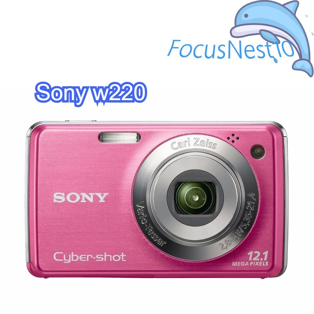 Sony Cyber-Shot DSC-W220 Digital Camera 12.1MP 4x Optical Zoom