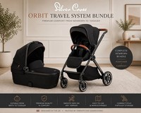 Silver Cross Orbit Travel System Pushchair Pram + Carrycot Newborn Bundle NEW