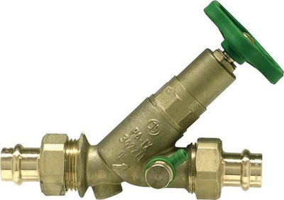 Schlösser Freistromventil mit Pressverschraubung-DN 15/18mm