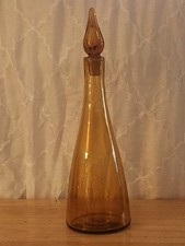 Blenko Amber Decanter excellent condition.