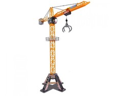 Dickie Toys Construction Motorized Mega Crane Toy Playset For Kids, 48-In, Ages