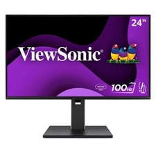 ViewSonic VG2452 24 Inch IPS 1080p Ergonomic Monitor, 100Hz, USB Hub