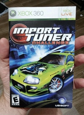 Ubisoft Import Tuner Challenge Xbox 360 Manual Only (No Game)