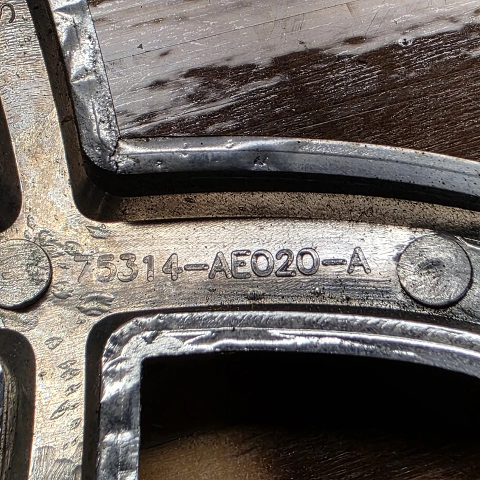 75314-AE020-A Toyota Badge Chrome Used Decent Condition Normal Wear - Image 3 of 3