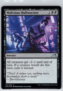 Malicious Malfunction Foil Kamigawa: Neon Dynasty