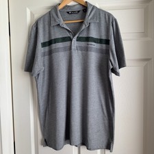 Travis Matthews Grey Golf Short Sleeve Polo S...