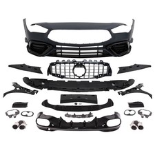 f&uuml;r Mercedes CLA C118 X118 AMG-LINE vor 23 Vorne Sto&szlig;stange+Grill+Heckdiffusor