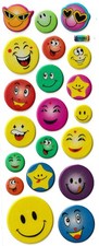 Stickers 3D puffy flat EMOJIS SMILES EMOTICONS 092