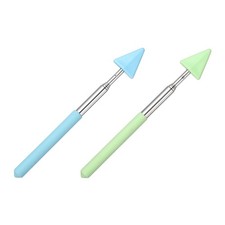 2 PCS Pointer Finger Stick, Retractable Teacher Pointer Arrow, Blue/Green