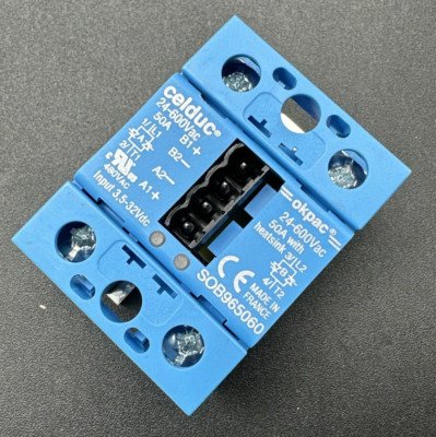Celduc SOB965060 Solid State Relay SSR RELAY SPST-NO 50A (24-600V) OEM *NEW*
