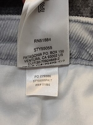 タン Patagonia Corduroy Pants Womens 29x31 Everyday Cords Slim Fit Mid