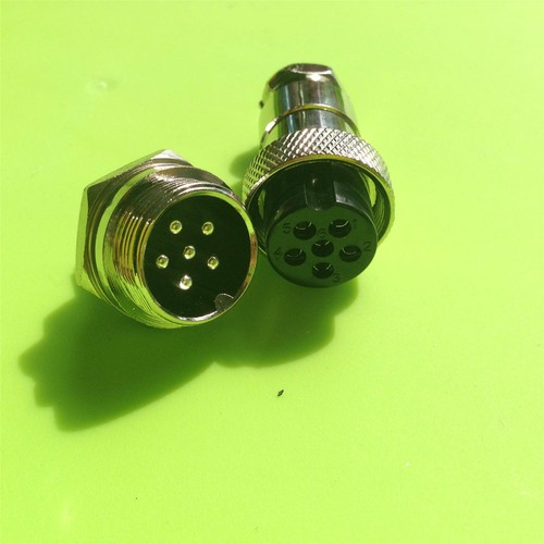 GX12 16 20 Aviation Plug 12mm 16mm 20mm Metal Male+Female Panel Cable Connector - Picture 6 of 25