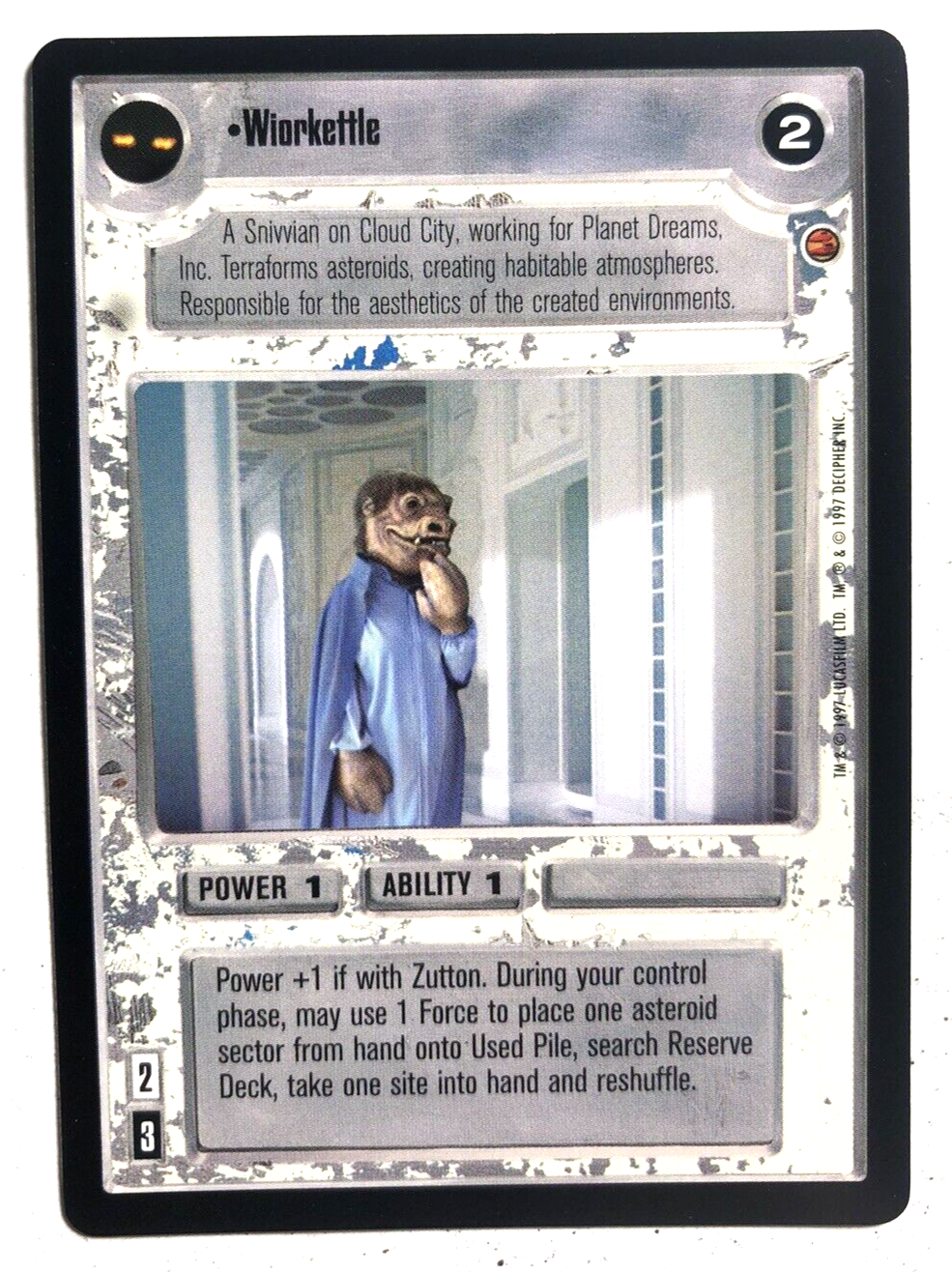 Star Wars CCG Wiorkettle Cloud City LIGHT SIDE Decipher SWCCG NEAR MINT NM-image