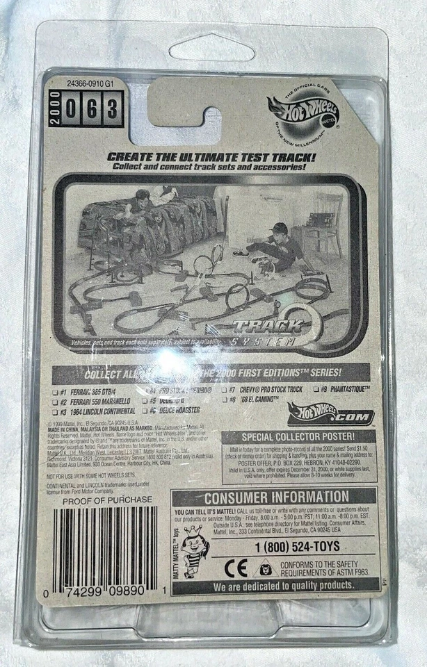1964 Lincoln Continental Hot Wheels 2000 First Editions With Factory Error - Image 4 of 4