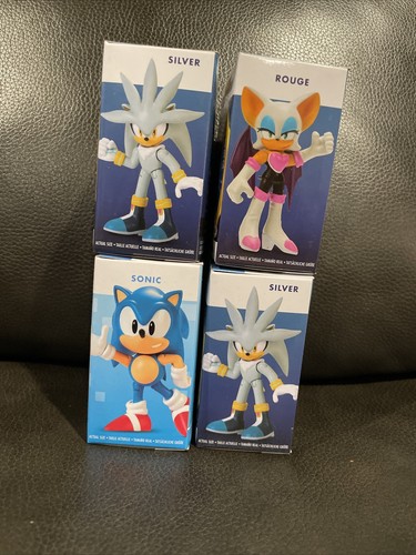 Jakks Pacific Sonic, silber, rote Figuren Neu im Karton - Bild 4 von 4