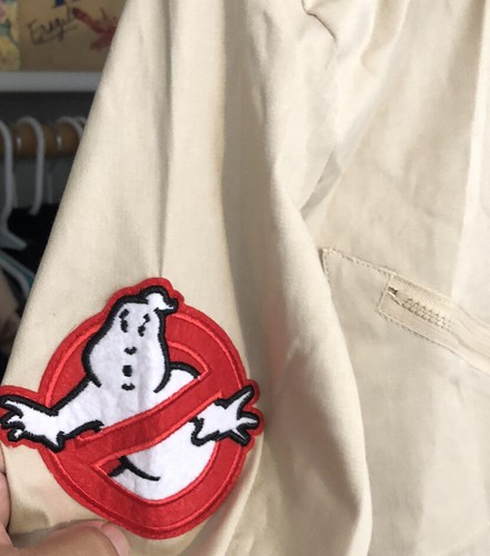 Ghostbusters Overalls, Spengler Name Patch, Small, Spirit of Halloween, Tan, EUC - Picture 2 of 9