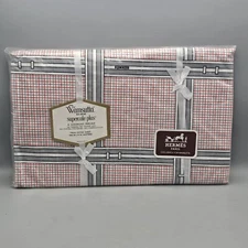 Vintage Hermes Paris Wamsutta No-Iron Supercale Plus Twin Fitted Sheet New