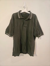 CrossCreek Gray Short Sleeve Polo Shirt Men's XL