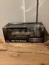 2024 Greenlight 1967 Ford Bronco Silver Counting Cars CHASE 1:24 Green Machine