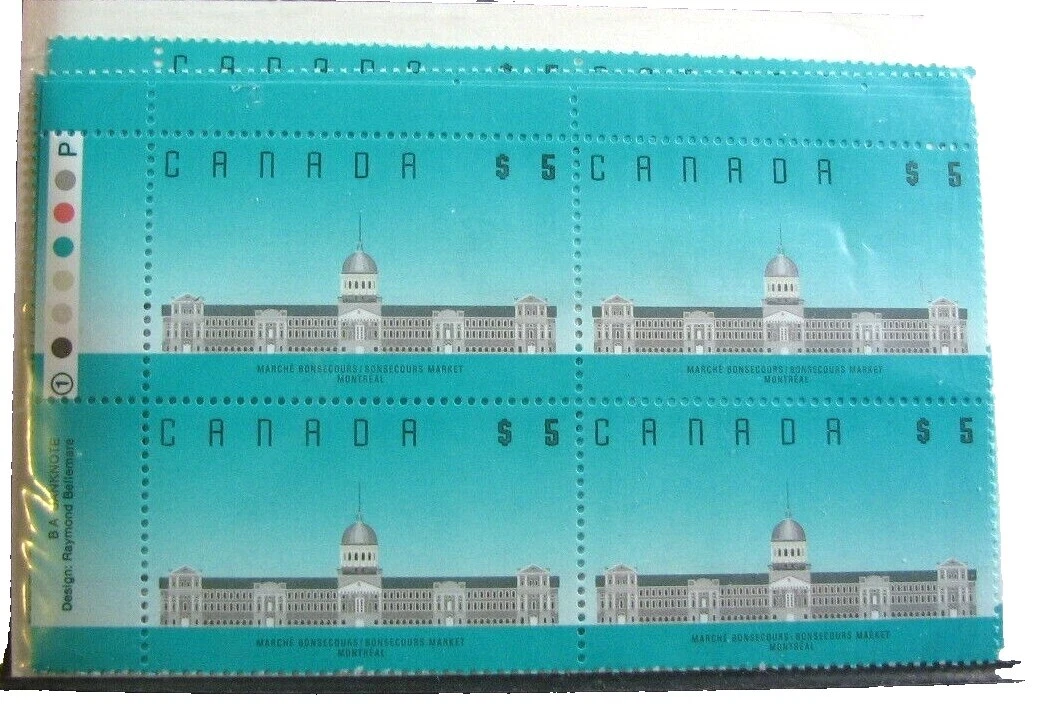 Mint Never Hinged/MNH Architecture Canadian Stamps