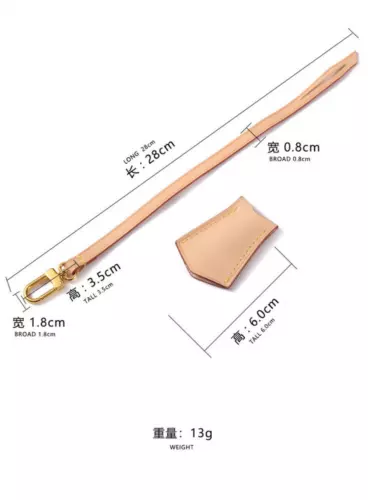 Handgefertigte Vachetta Leder Schlüssel Glocke - Rindsleder Kofferanhänger für Handtaschen - Bild 3 von 22