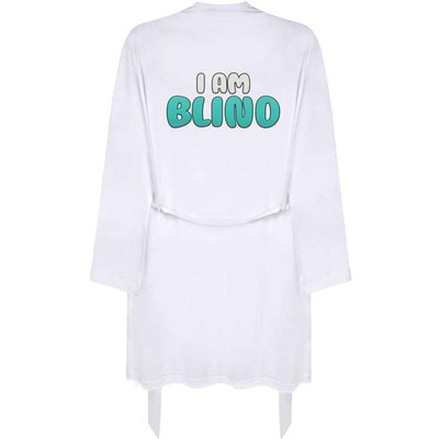 Morgenmantel/Kleid ''Ich bin blind'' für Erwachsene (RO039098)