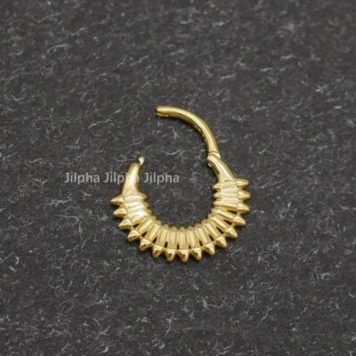 CLICKER SEPTUM PIERCING HELIX RING OHR SEGMENT TRAGUS OHRRING 925 Silber A4635 - Bild 1 von 4