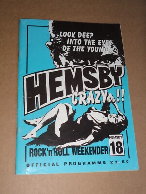 Five Keys/Ronnie Dawson 1997 Hemsby No18 Programme(Mickey Lee Lane)(Hand Signed)