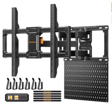 Perlegear UL Listed Full Motion TV Wall Mount for 42-84 inch TVs up to 132 lb