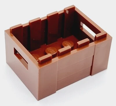 LEGO 1 x Box Kiste Container 3x4x2 braun TOP - Bild 1 von 2