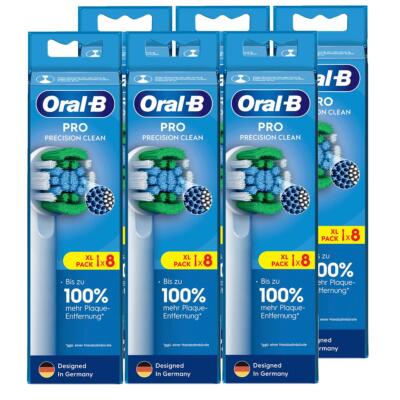 Oral-B Pro Precision Clean Ersatz-Bürstenköpfe 8stk. - Zahnbürste (6er Pack)