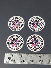    Lot of 4 RED HOT CHILI PEPPERS Stickers   L73