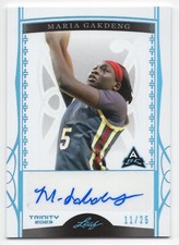 2023 Leaf Trinity MARIA GAKDENG #BA-MG1 Platinum Auto RC /25