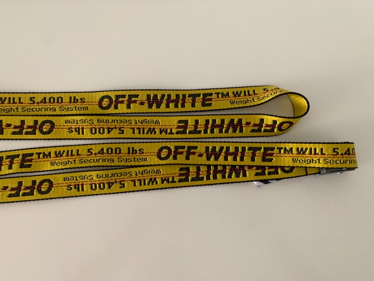Off-White Weight Securing System Yellow Black Industrial  display picture 1