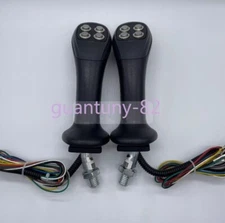 Excavator modified 4 button wood grabbing electronic control joystick handle*