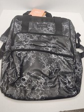 JuJuBe Dr Mom Multi-Carry Backpack Deluxe Diaper Bag - Floral Print -Brand New
