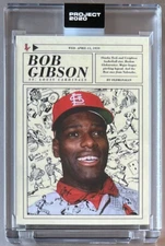 TOPPS PROJECT 2020 #323 BOB GIBSON by OLDMANALAN 1959 CARDINALS ** FREE SHIPPING