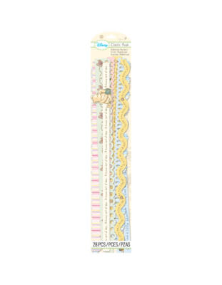 EK Success Brands Disney 12'' Scrapbook Border Stickers, Classic Pooh - 28 Piece