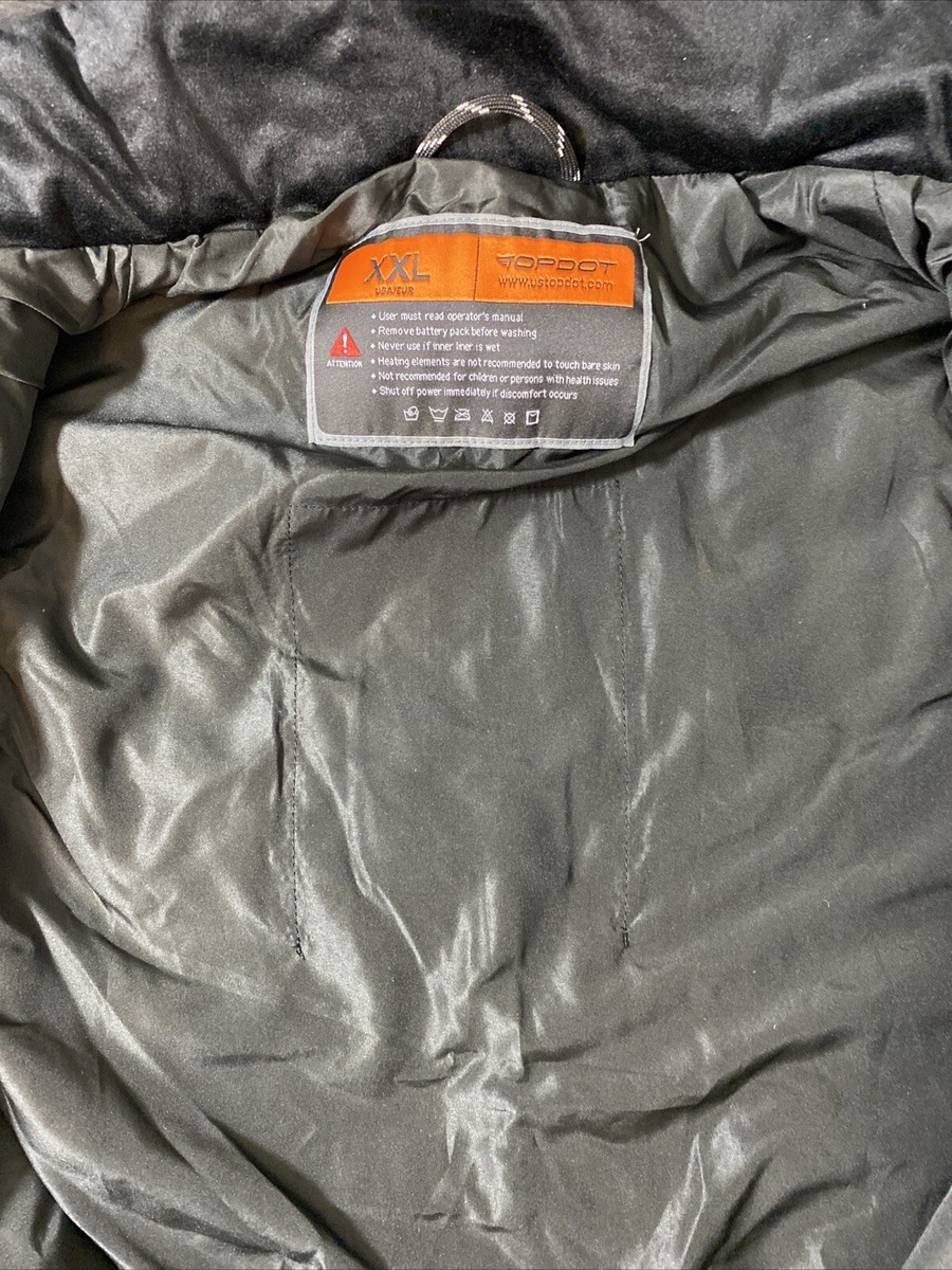 top dot heated vest