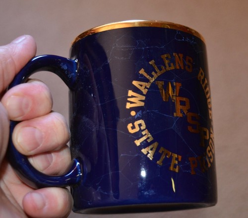 Taza de café Wallens Ridge prisión estatal VIRGINIA adorno dorado LINYI - Imagen 5 de 8