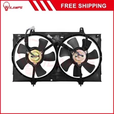 For 1993-1997 Nissan Altima Radiator Condenser Cooling Fan Assembly