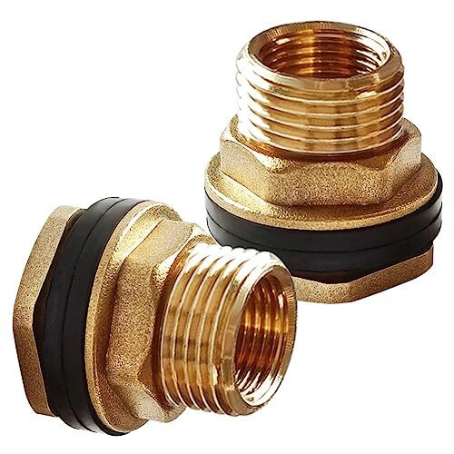 Brass Adapter 3/8" NPT Female To 3/8" BSPP Male - PRM Brand - New Industrial Fitting
