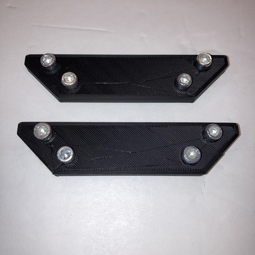 2-Qty Corner Braces Brackets w/ Screws, T-Nuts Fits 20mm Extrusion 3D Printed - Picture 4 of 12