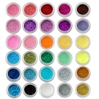 30 Mixed Colors Glitter Pots Nail Art Acrylic Powder Gel Builder Tool Kit 30 Mixed Colors Glitter Pots Nail Art Acrylic Powder Gel Builder Tool Kit