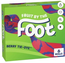 Fruit by the Foot Fruit Flavored Snacks, Berry Tie-Dye, 4.5 Oz