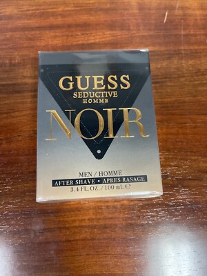 GUESS Seductive Homme NOIR Men's AFTER SHAVE 3.4 Fl oz 100ml NIB Sealed