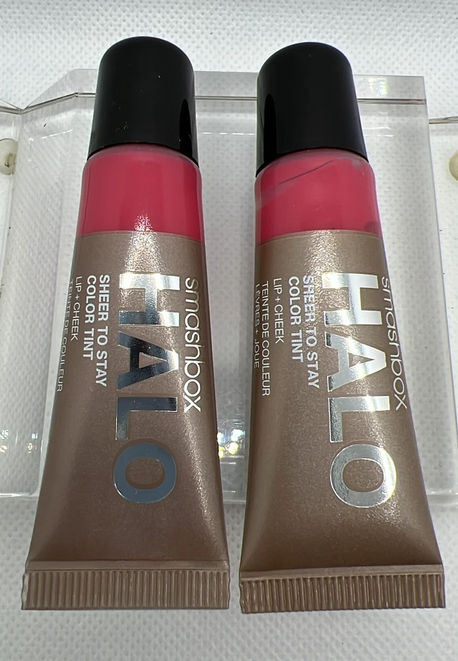 2 Smashbox Halo Sheer to Stay Color TINT LIP Cheek Blush 10ml each Ret$28 - Image 3 of 4