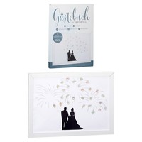 GäStebuch Bilderrahmen Fingerabdruck Zum Beschriften 33 X 45 Cm Hochzeit