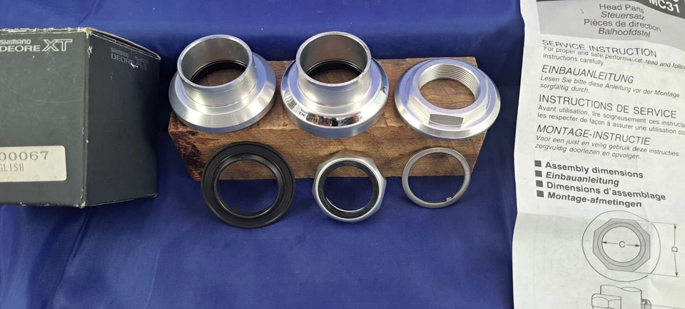 Shimano Deore XT Headset 1 in Threaded Sealed Bearing HP-M740 - NOS-NIB - Image 2 of 4